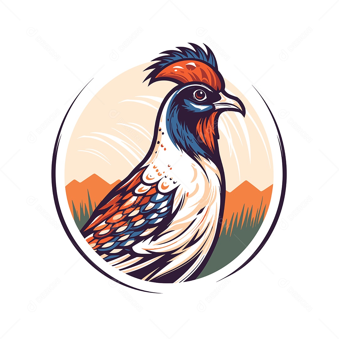 Passaro Ilustração Vetor EPS