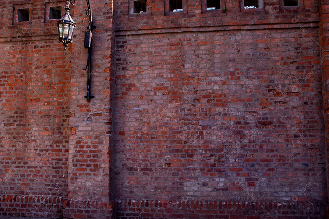 Parede de tijolos na Recoleta em Buenos Aires Argentina