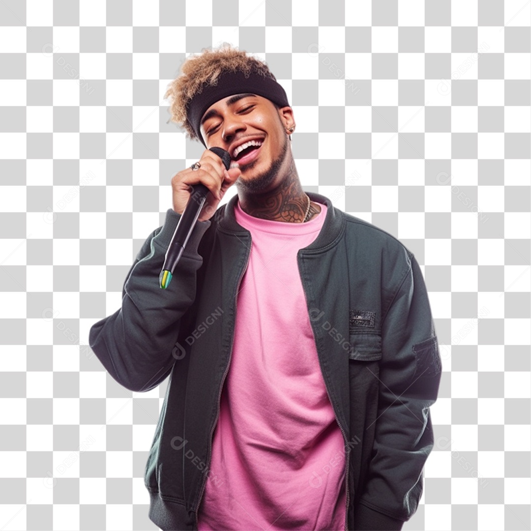 Cantor Músicas PNG Transparente