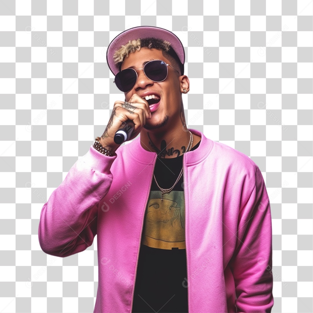 Cantor Músicas PNG Transparente