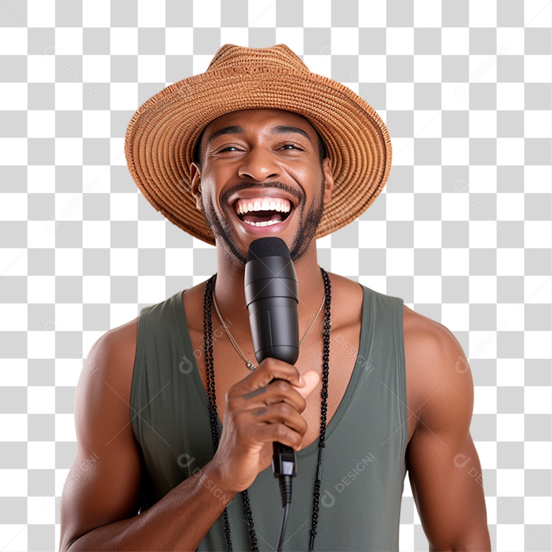 Cantor Músicas PNG Transparente