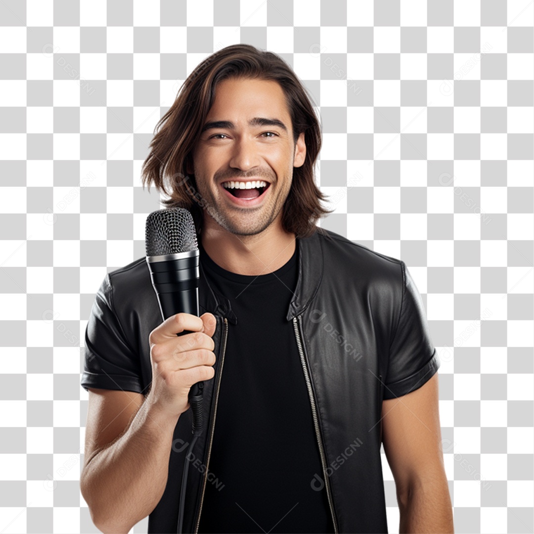 Cantor Músicas PNG Transparente