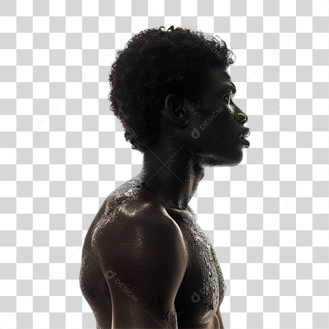 Homem Negro Escravo PNG Transparente