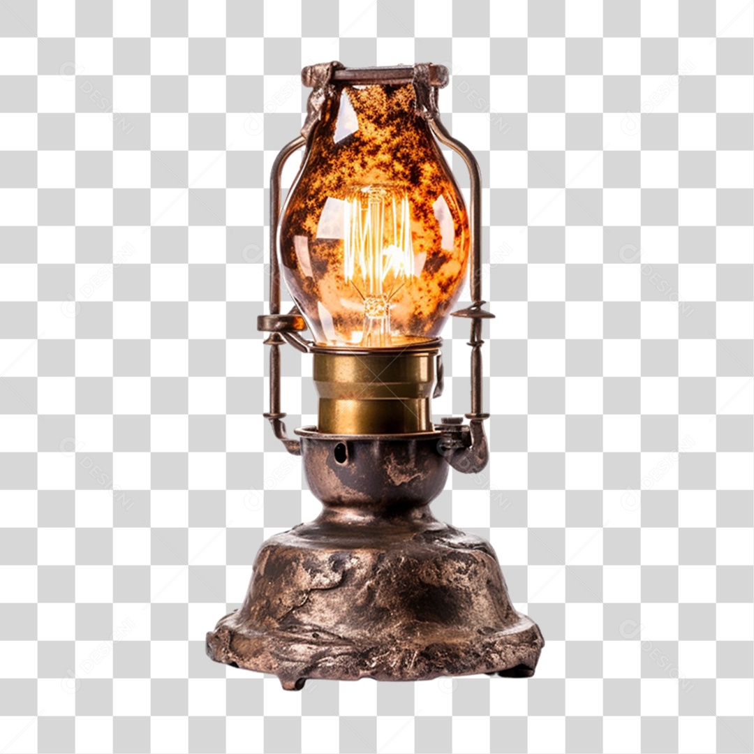 Lamparina Antiga PNG Transparente