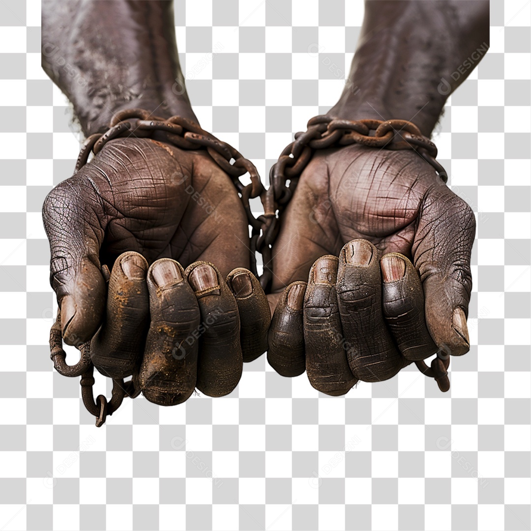 Mãos Acorrentadas PNG Transparente