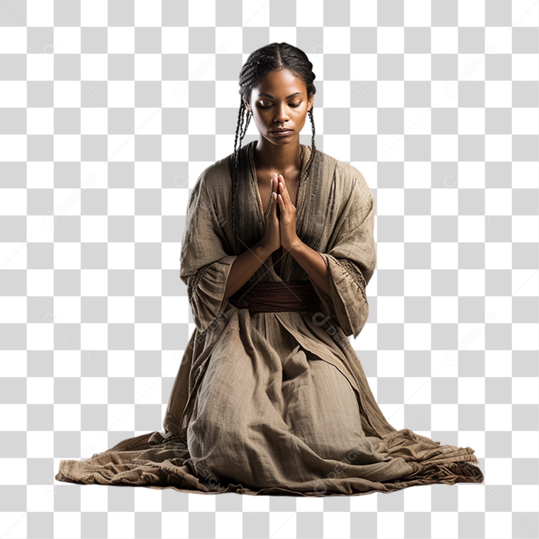 Mulher Negra Escrava PNG Transparente