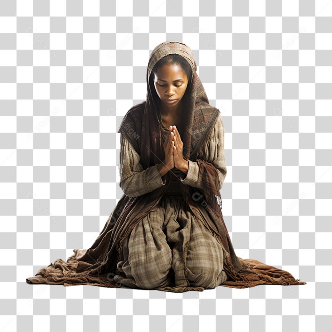 Mulher Negra Escrava PNG Transparente