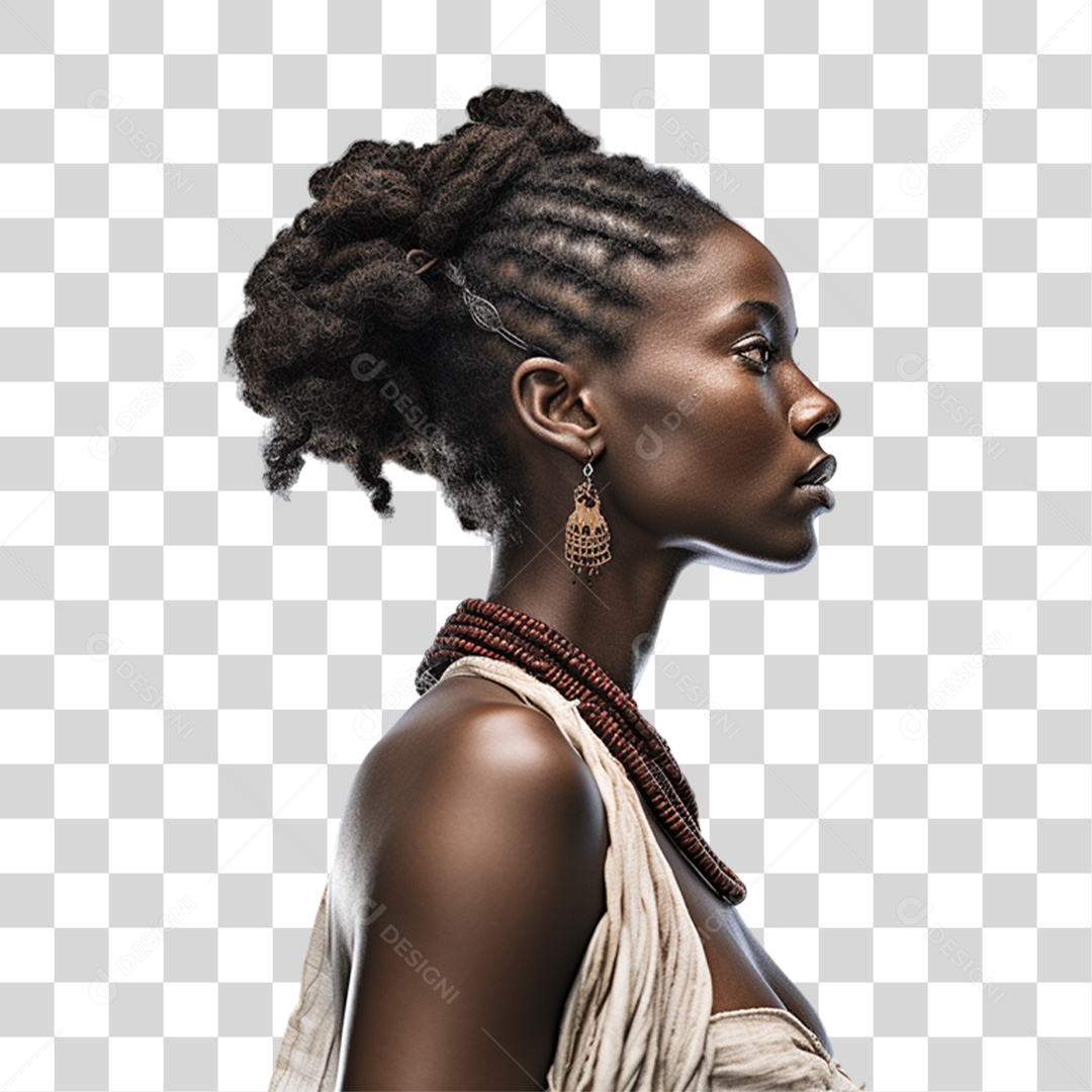 Mulher Negra Escrava PNG Transparente