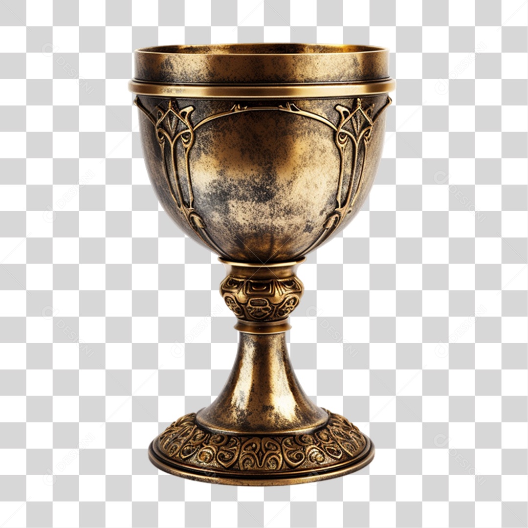 Taça de Ouro Antiguidade PNG Transparente