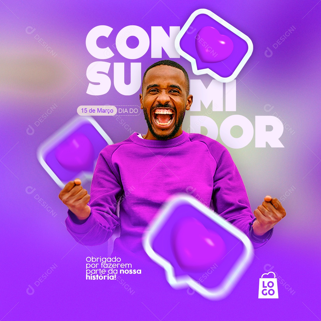 Dia do Consumidor Social Media PSD Editável