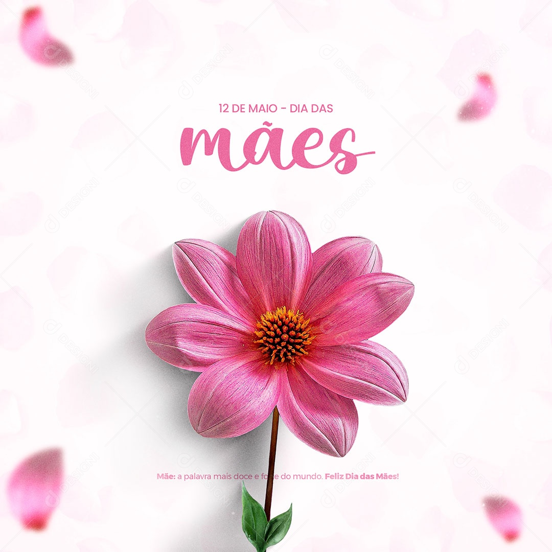 Dia das Mães 12 de Maio Social Media PSD Editável