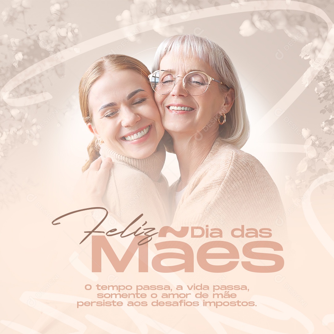 Social Media Feliz Dia Das Mães 12 de Maio PSD Editável