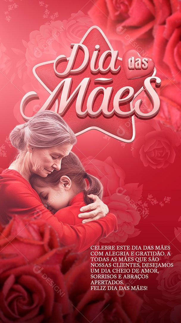 Story Dia das Mães 12 de Maio Social Media PSD Editável