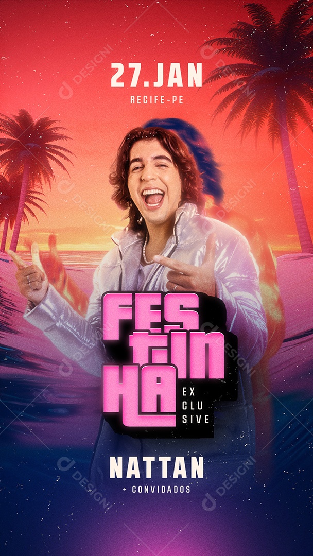 Social Media Flyer Evento Próximos Shows PSD Editável