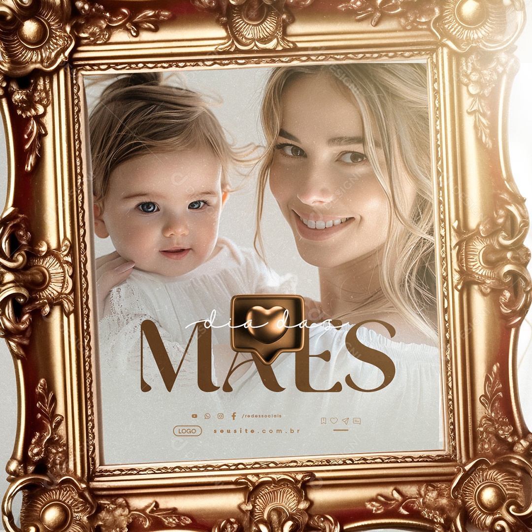 Dia Das Mães 12 de Maio Social Media PSD Editável