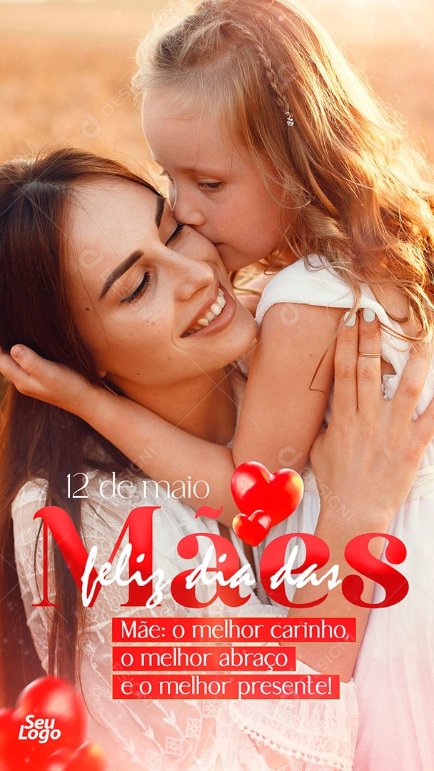 Story Dia das Mães 12 de Maio Social Media PSD Editável