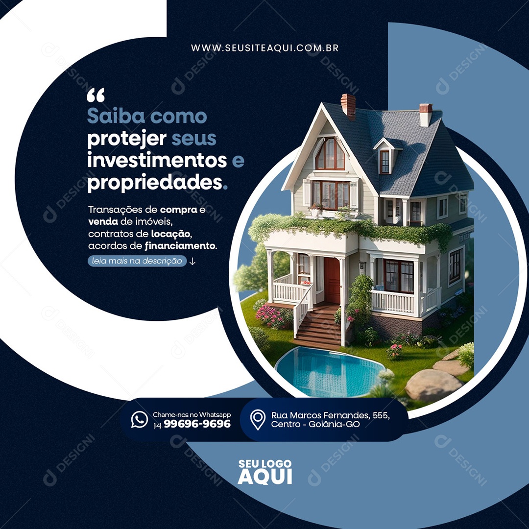 Advocacia Advogado Social Media PSD Editável