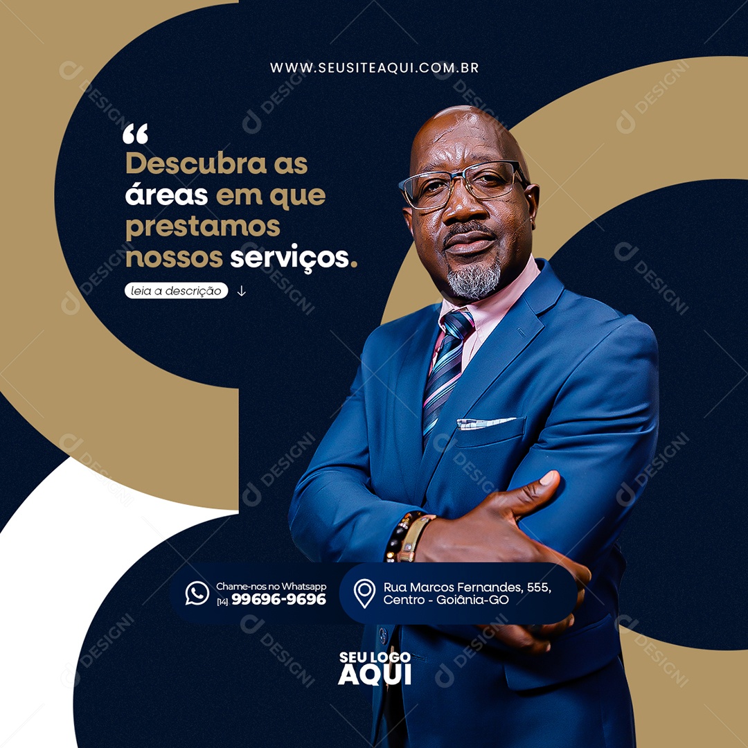 Advocacia Advogado Social Media PSD Editável