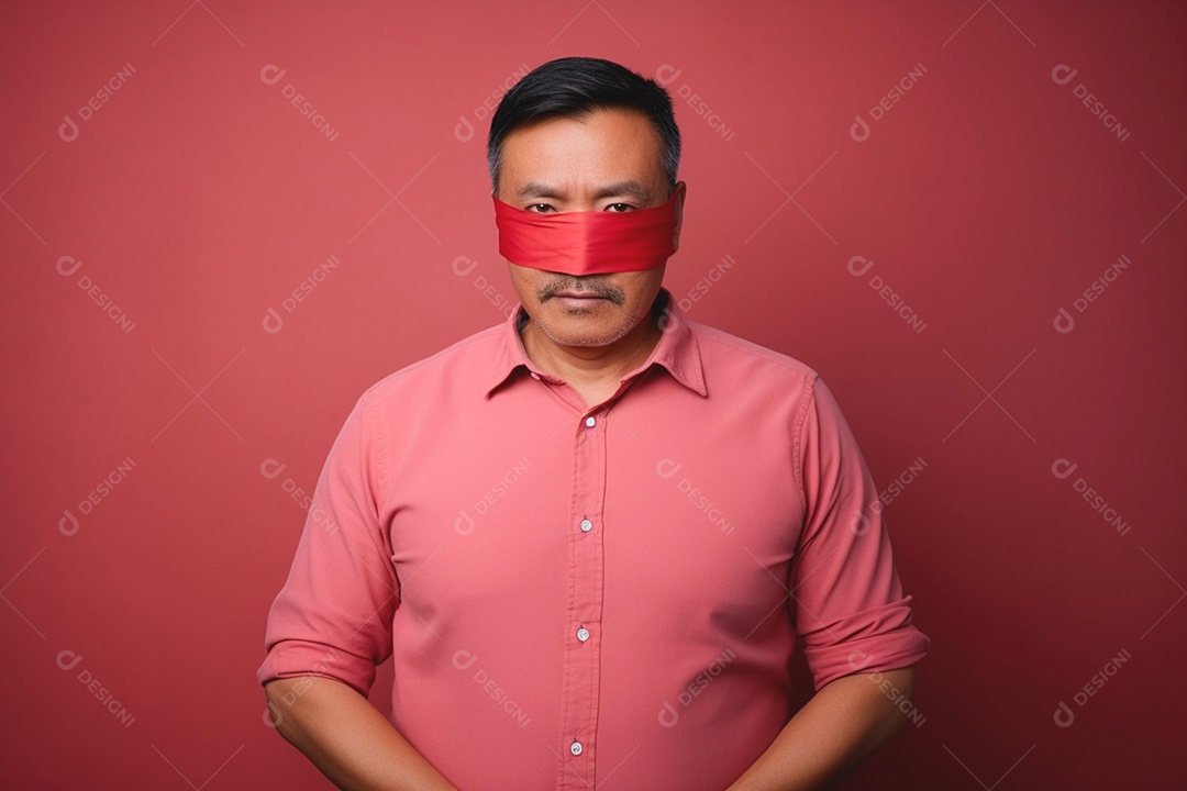 O traje de um homem destaca corajosamente a conscientização sobre a AIDS