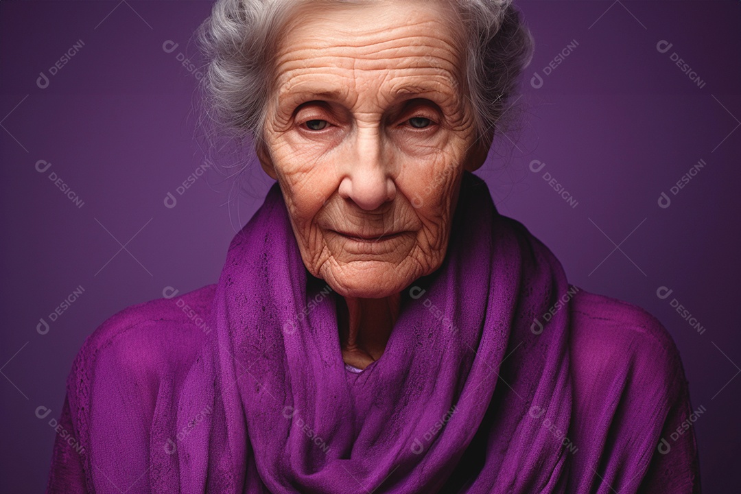 Idosa divulga conscientização sobre o câncer de colo de útero