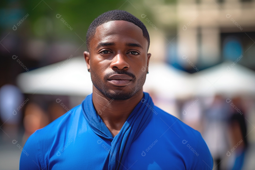 Pessoa vestida à conscientização sobre câncer de próstata e diabetes