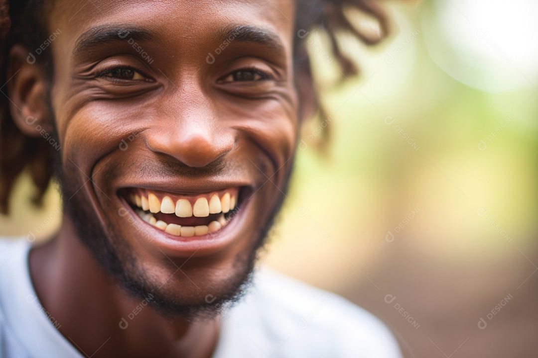Sorriso masculino demonstrando a necessidade de cuidar dos dentes