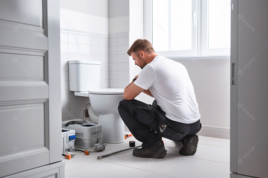 Encanador certificado resolvendo vazamentos de água