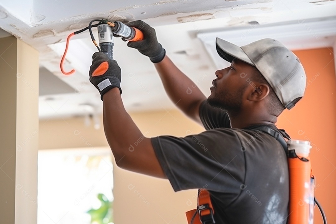 Técnico em eletrônica automotiva cuidando da manutenção preventiva