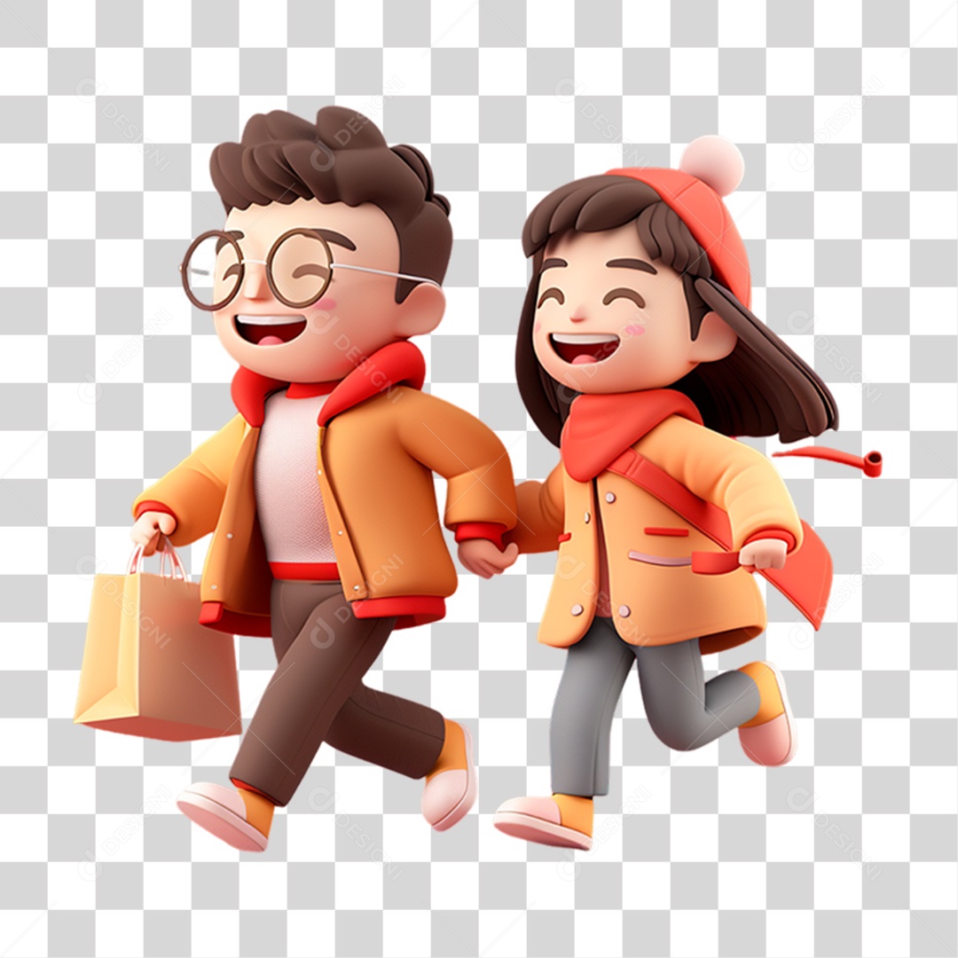 Personagens Casal PNG Transparente
