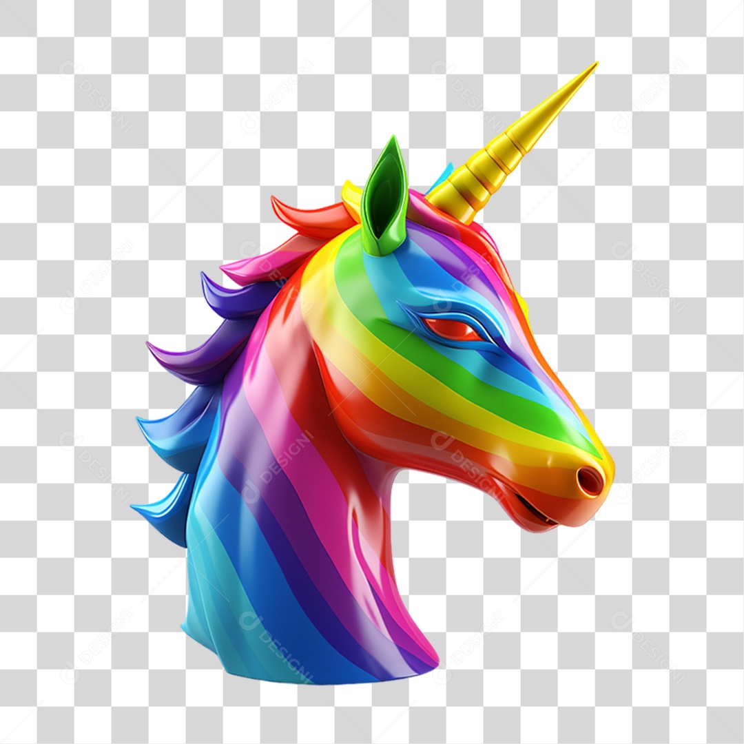Unicórnio Desenho Colorida Cores LGBT PNG Transparente