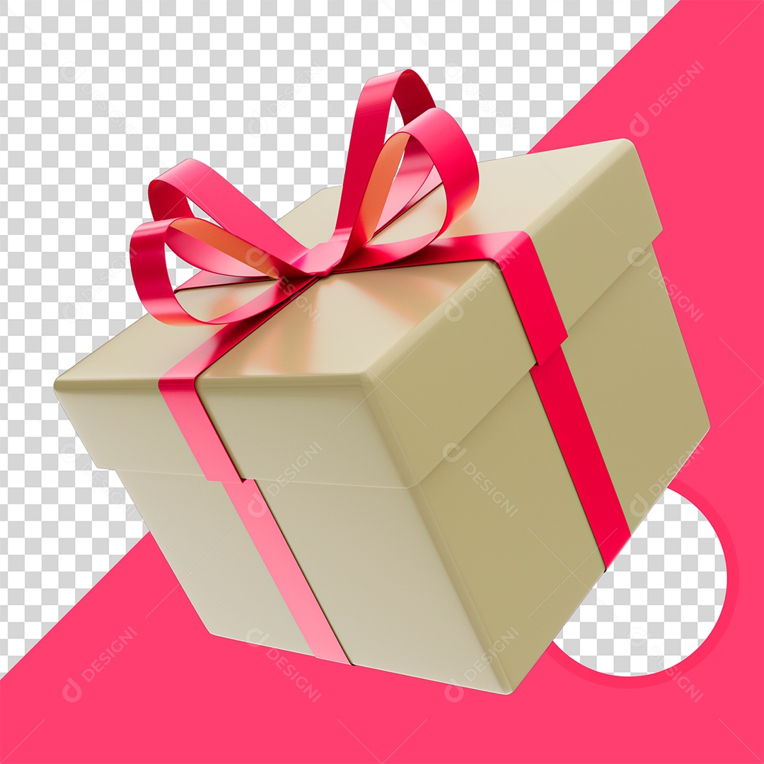 Caixa de Presente 3D