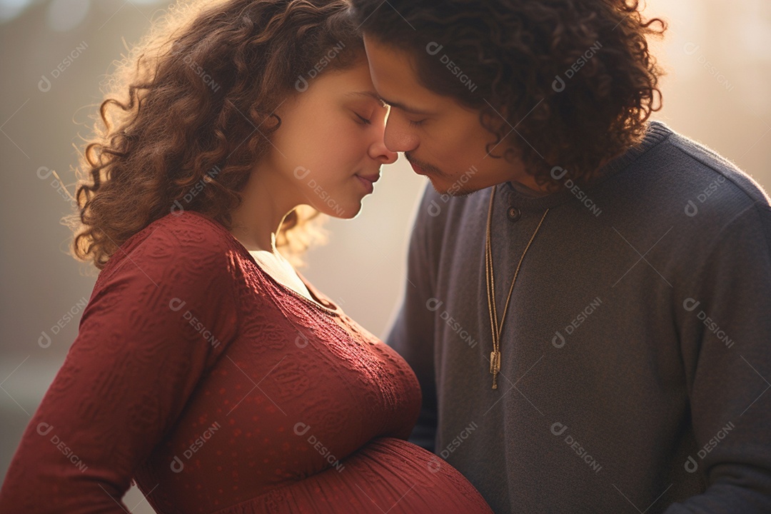 Casal fofo e lindo a espera de seu bebê