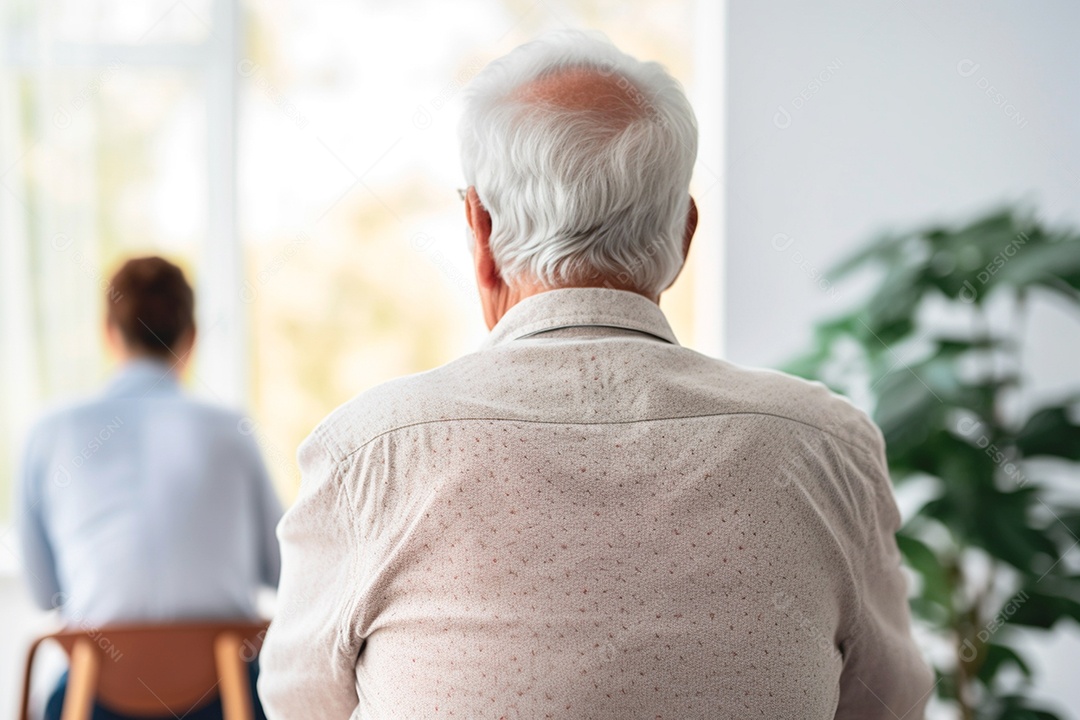 Um idoso tranquilo demonstra a essencialidade do seguro saúde na velhice