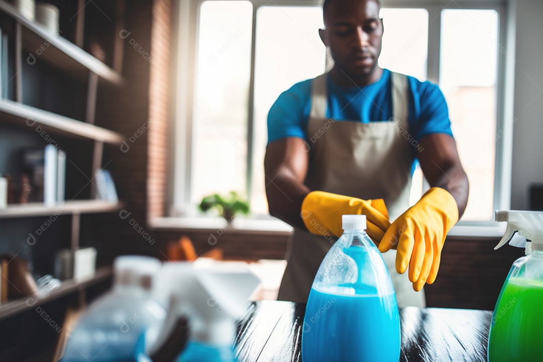 Cleaner providing professional cleaning solutions with proficiency