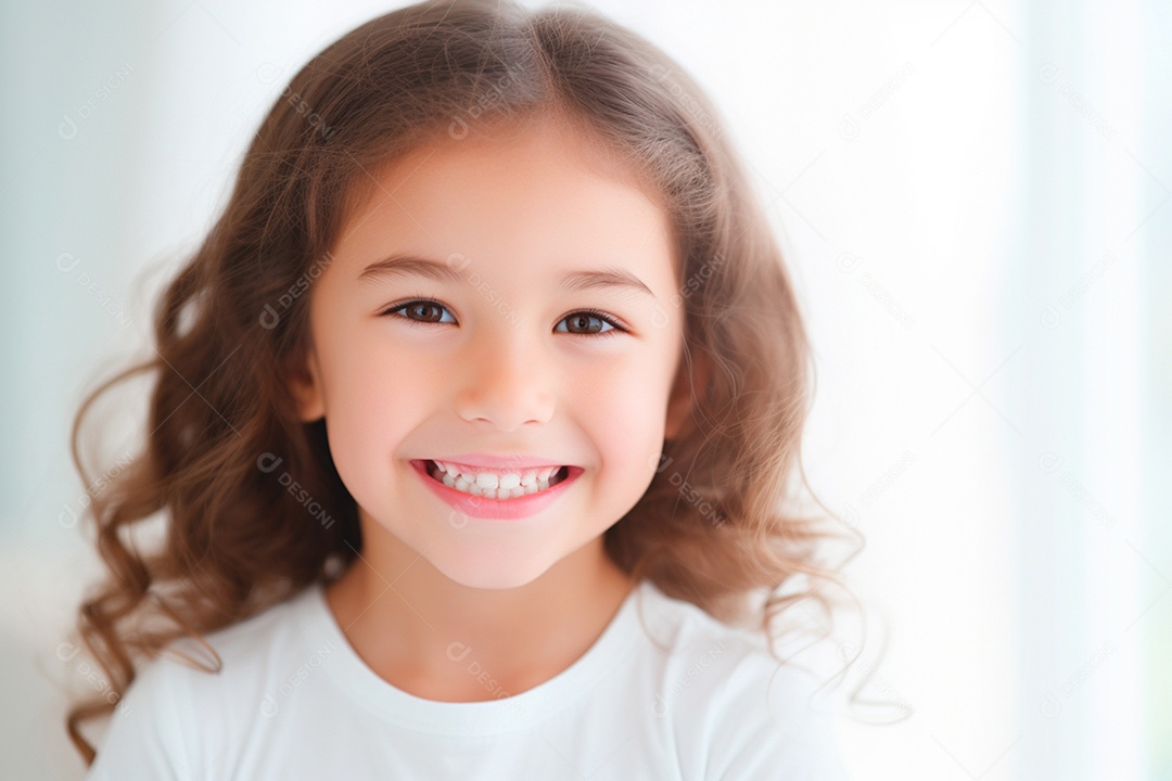 Uma adorável menininha linda