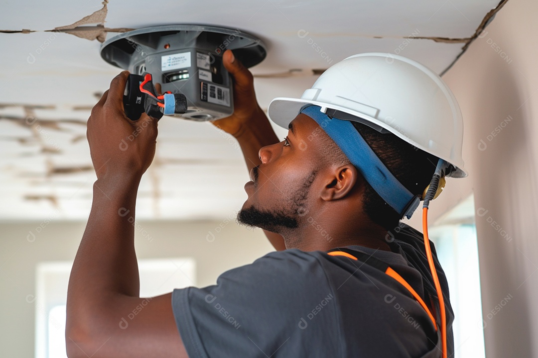 Prestação de serviços elétricos por um profissional