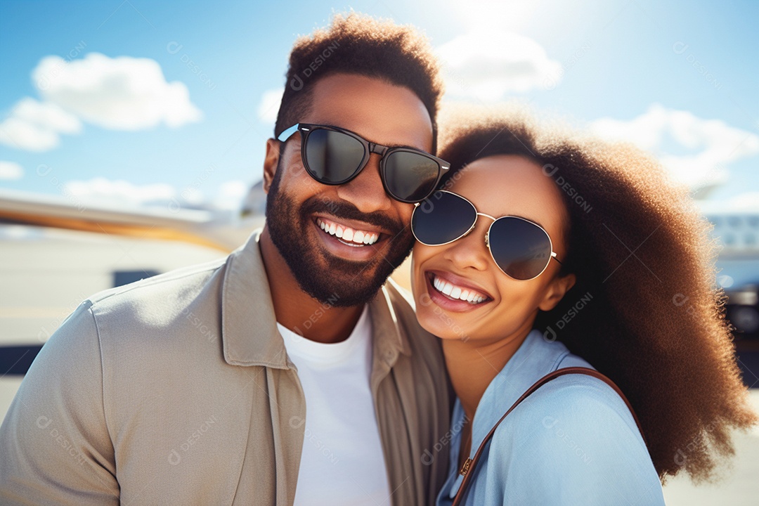 Casal lindo estilosos e apaixonados