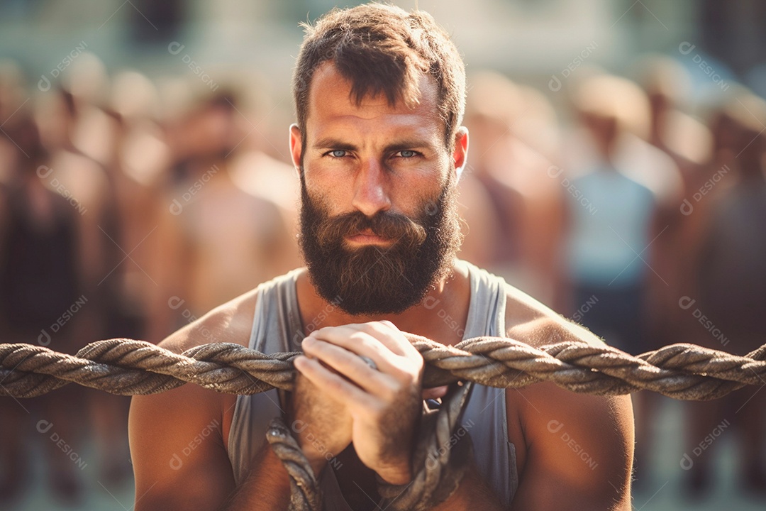 Homem com mãos amarradas conhecido por Tiradentes