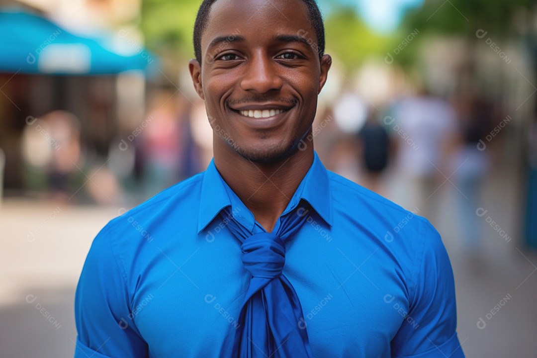 Apoiador aumentando a conscientização sobre o câncer de próstata e diabetes