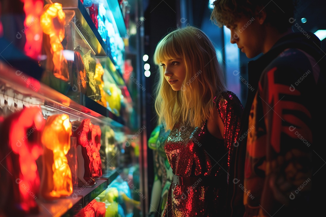 Crianças com fantasias assustadoras de Halloween trocando docurs e travessuras