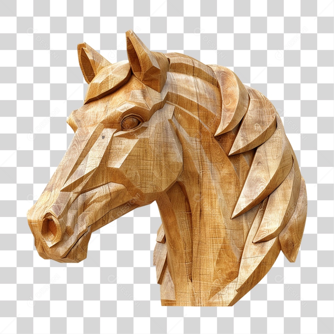 Cavalo de Madeira PNG Transparente