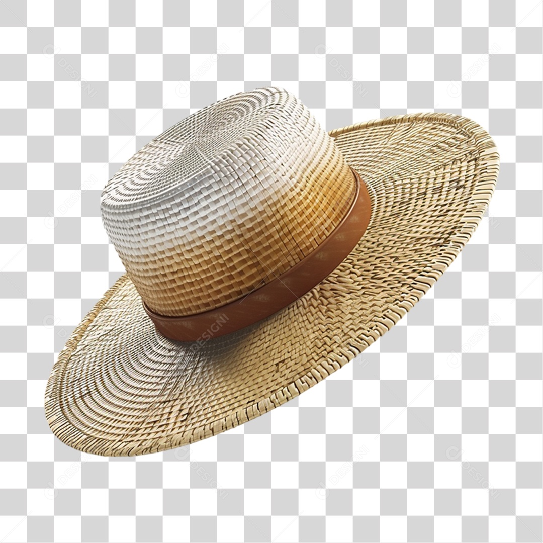 Chapéu de Palha PNG Transparente