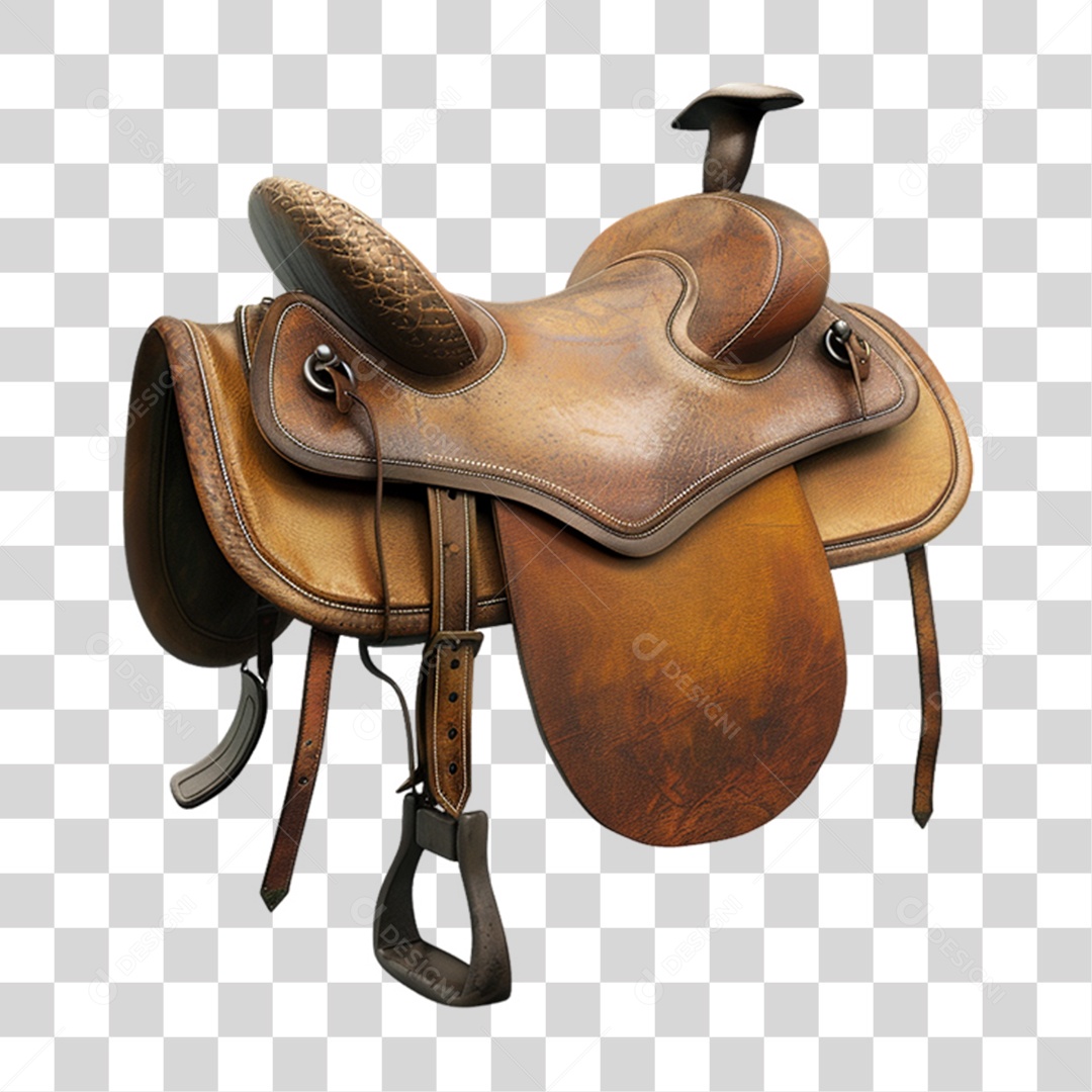 Sela de Couro PNG Transparente