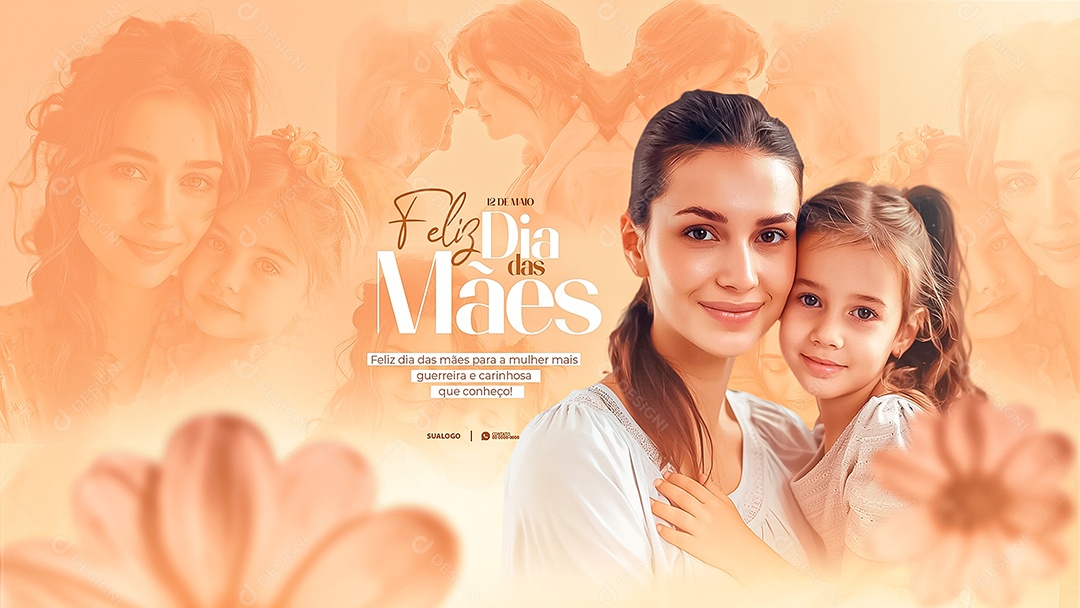Dia das Mães 12 de Maio Banner Social Media PSD Editável
