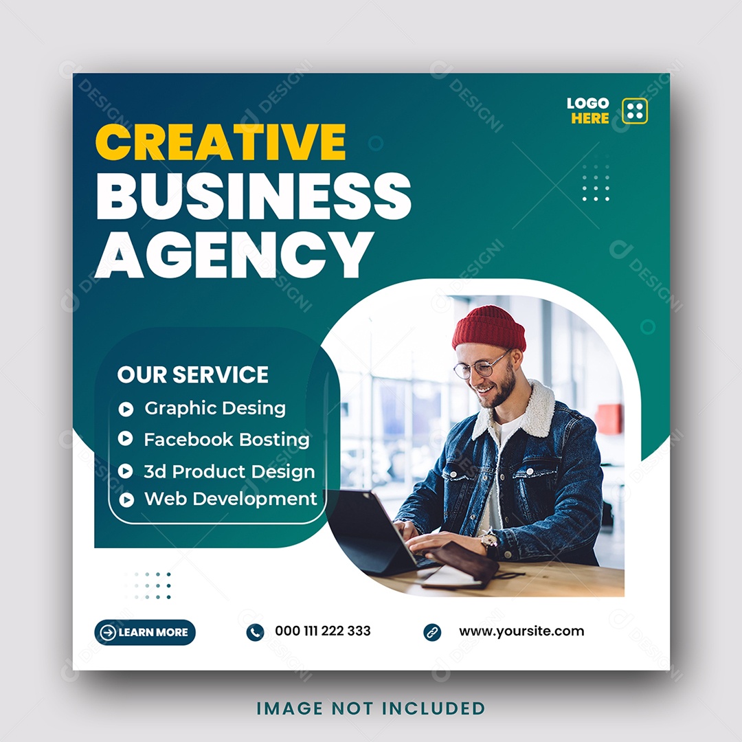 Agência de Negócios Social Media PSD Editável