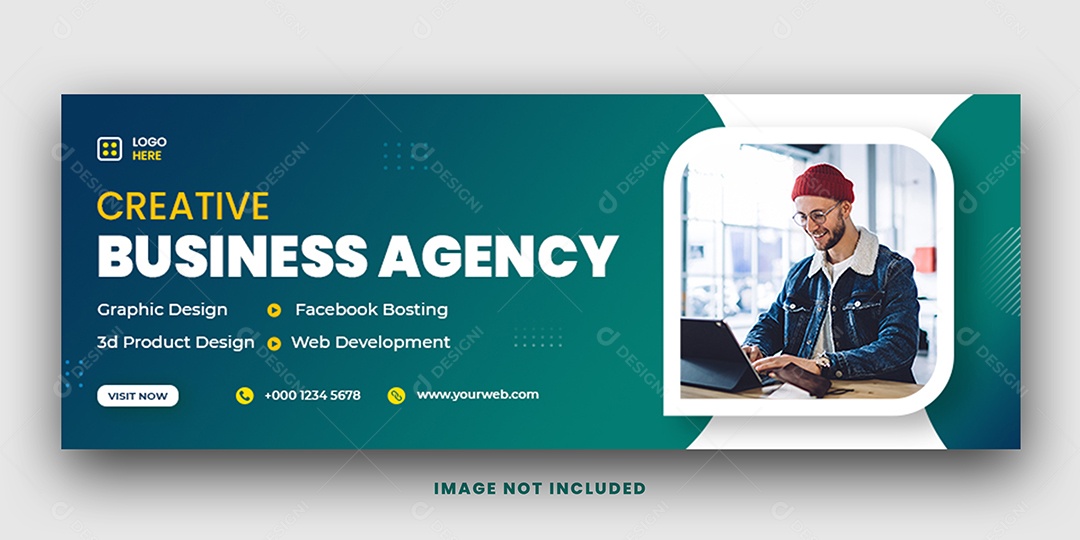 Banner Agência de Negócios Social Media PSD Editável