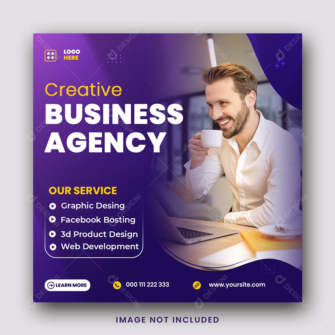 Agência de Negócios Social Media PSD Editável