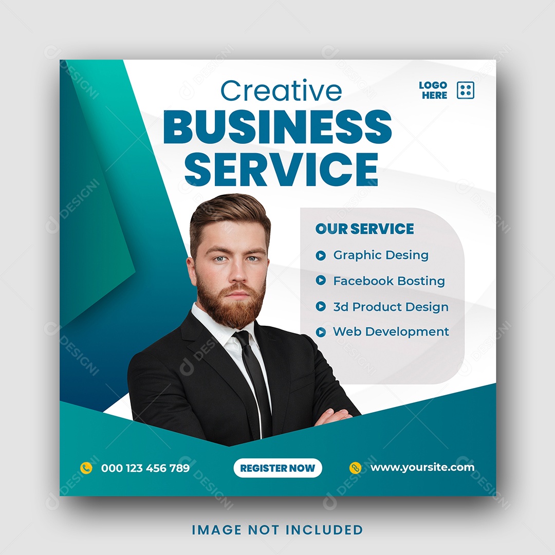 Agência de Negócios Criativa Social Media PSD Editável