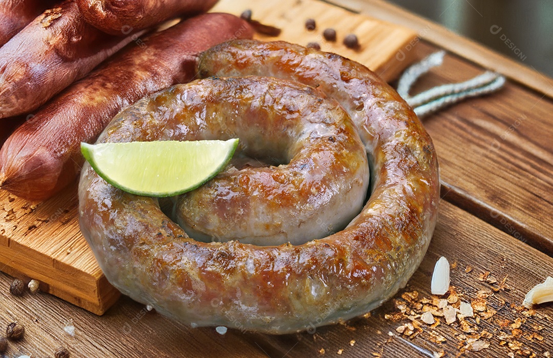 Linguiça mineira assada