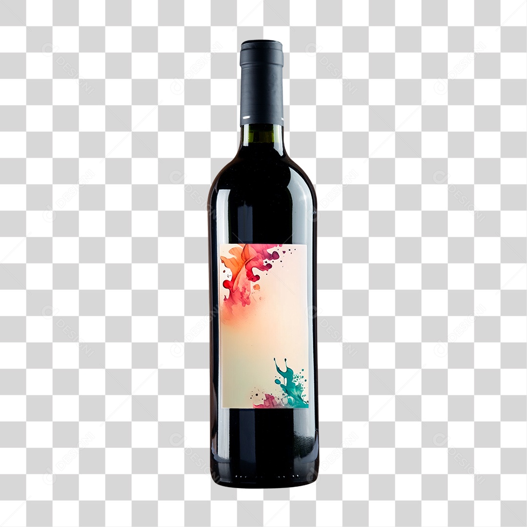 Garrafa de Vinho PNG Transparente
